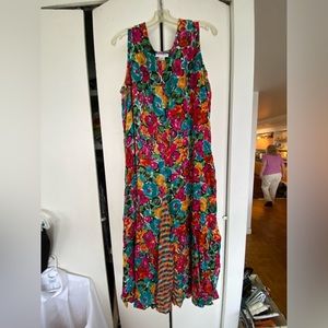 Serengeti Multicolored Patterned Midi Dress